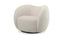 Sleek and versatile swivel chair for a touch of modern comfort.